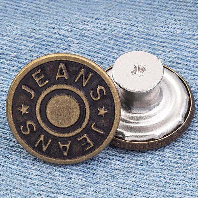 Jean Button Brass Repair Kit - Mending is better than ending! - Jean Pool