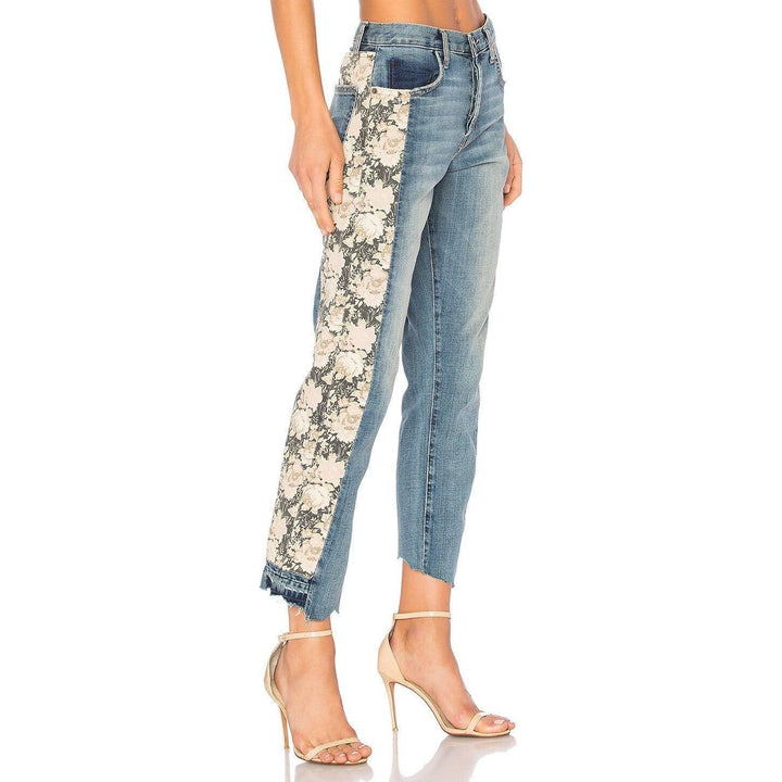 NWT- Current/Elliot 'The Original Straight' First Love Mixed Floral- Size 26 - Jean Pool