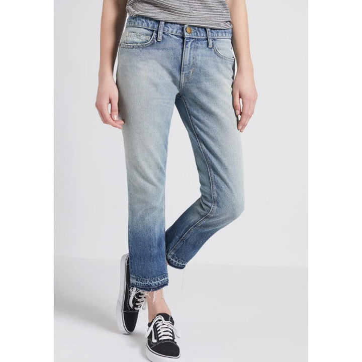 NWT- Current/Elliot 'The Cropped Straight' Ombre Indigo- Size 27 - Jean Pool