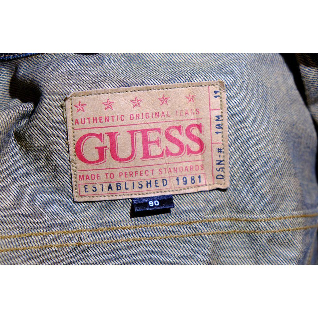Guess Jeans Ladies Classic Denim Jacket - Size S/M-Jean Pool