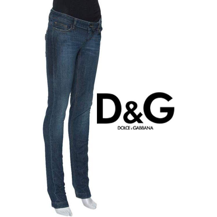 NEW- Dolce & Gabbana D&G Low Tight 'Cute' Jeans - Size 32 or 14AU - Jean Pool