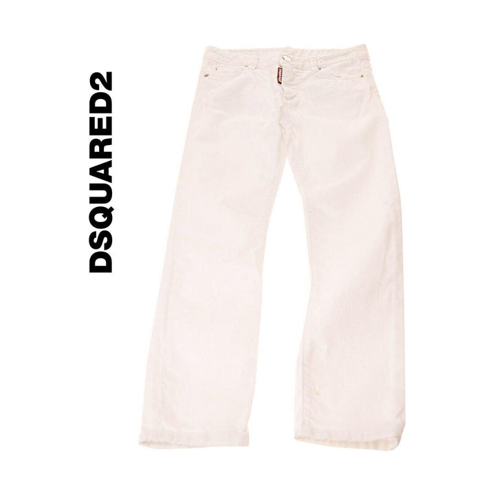 NWT - DSQUARED2 Girls White Skinny 'Twiggy' Jeans - Size 8Y - Jean Pool