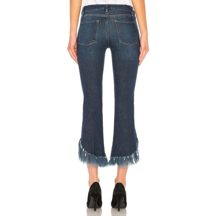 NWT- Frame Denim 'Le Crop Mini Boot' Bayberry Jeans RRP $345 -Size 24 - Jean Pool