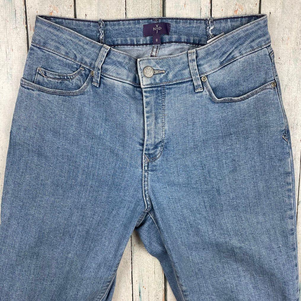 NYDJ Lift & Tuck 'Ankle' Dip dye Jeans -Suit Size 10 - Jean Pool