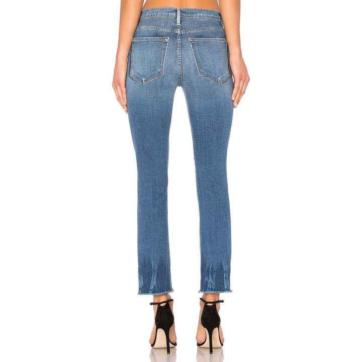 NWT- Frame Denim 'Le High Straight' High Rise Jeans RRP $385 -Size 28 - Jean Pool