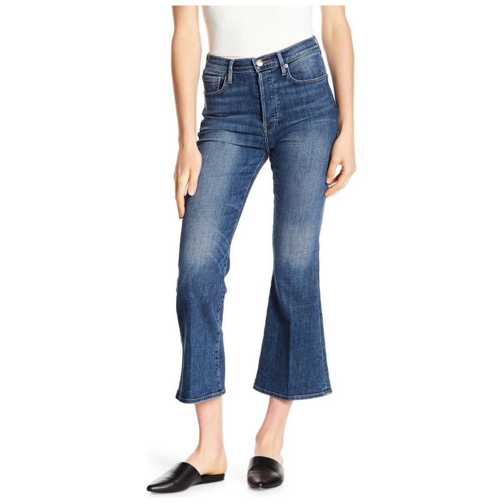 NWT- Frame Denim 'Le Crop Flare' High Rise Jeans RRP $345 -Size 28 - Jean Pool