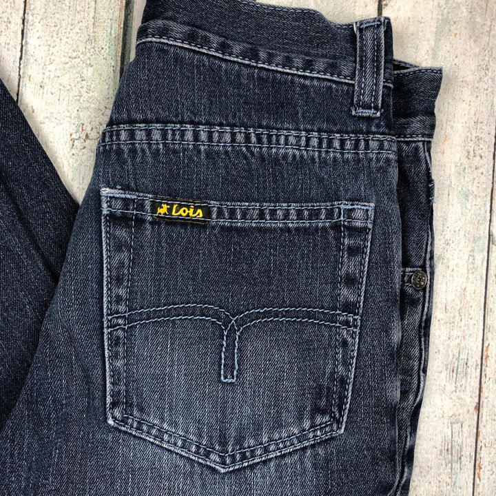 Lois 1990's 'S11 Straight' Vintage Blue Jeans- Size 27"-Jean Pool