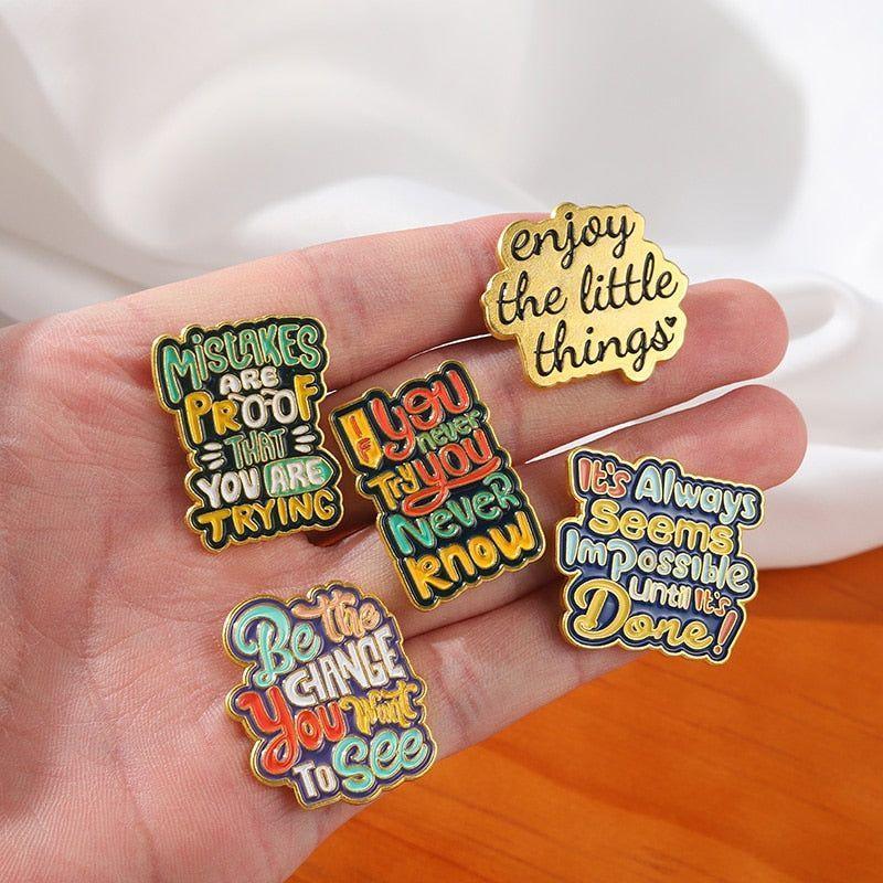 Mistakes are Proof- Enamel Pin - Jean Pool