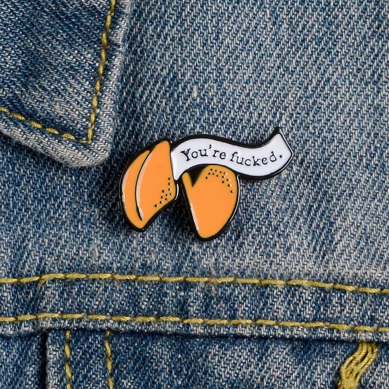 Fortune Cookie - Enamel Pin - Jean Pool