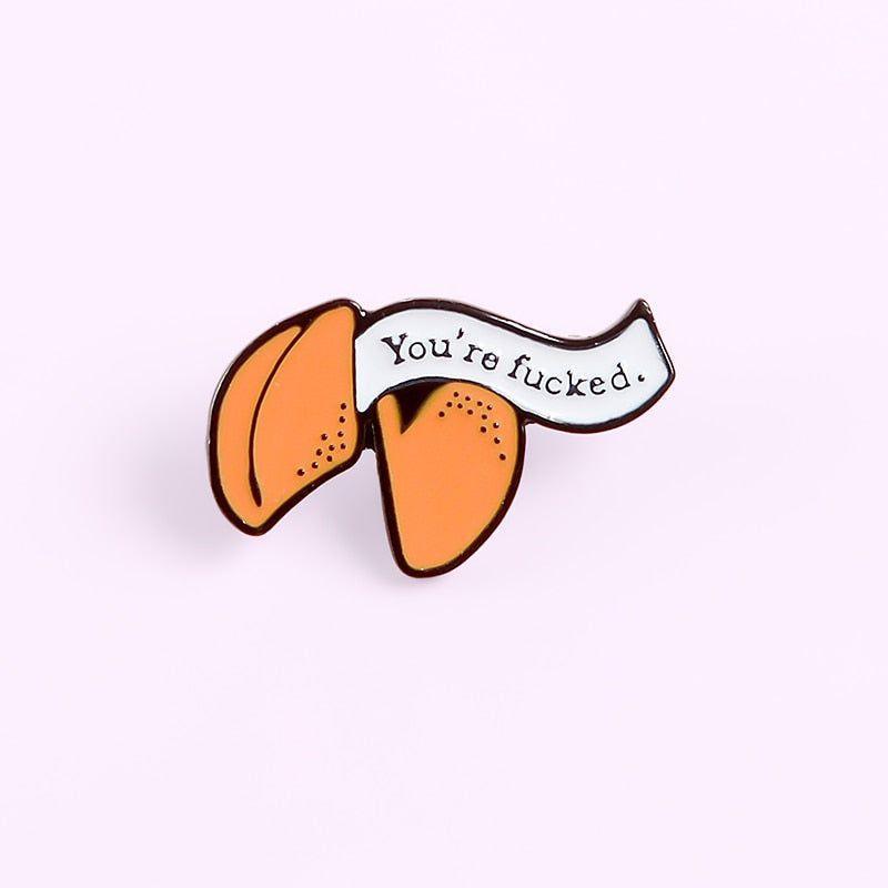 Fortune Cookie - Enamel Pin - Jean Pool