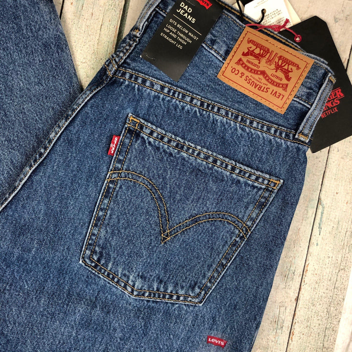 NWT - Levis x Stranger Things Ladies 'Dad Jeans' -Size 28 - Jean Pool