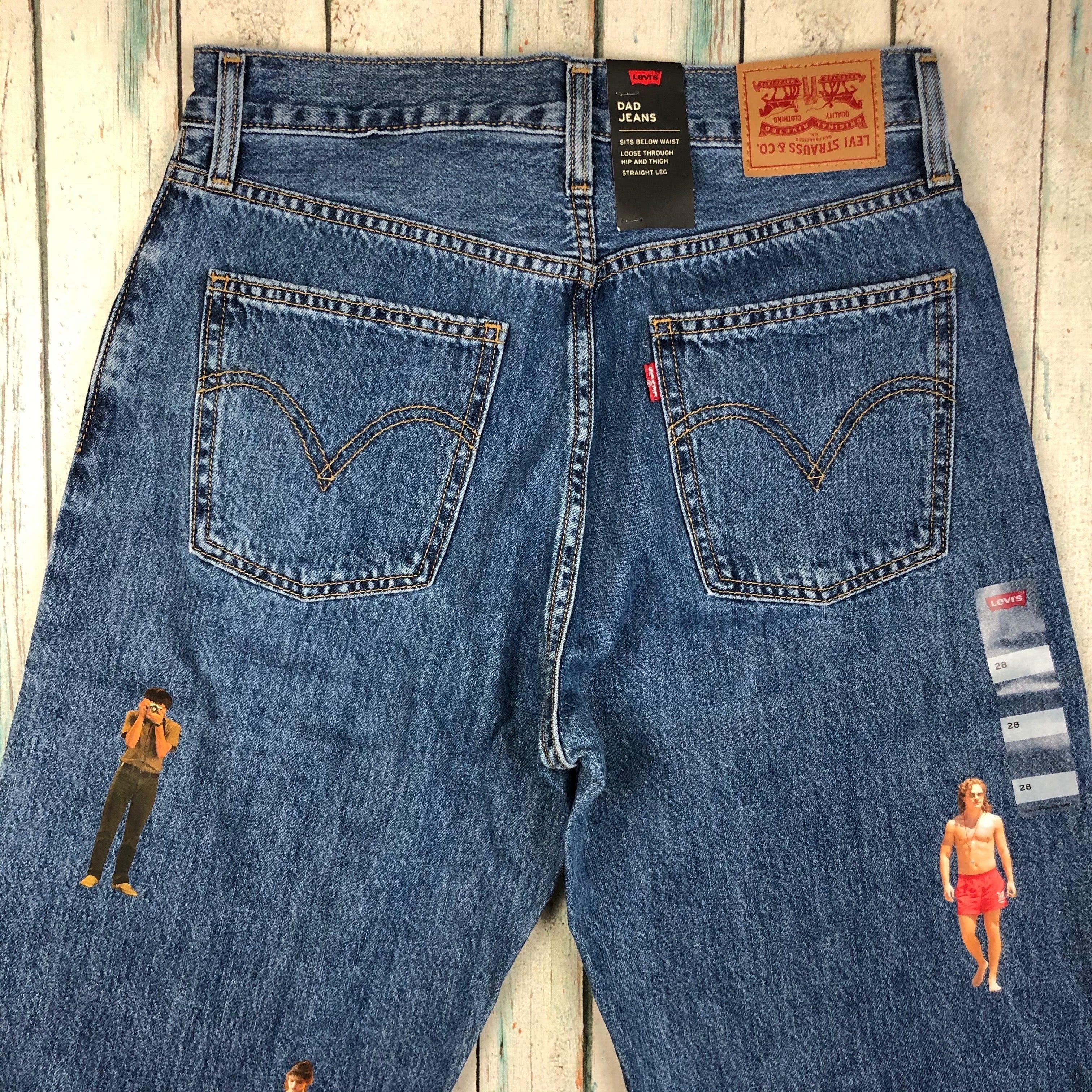 NWT Levis x Stranger Things Ladies Dad Jeans Size 28 Jean Pool