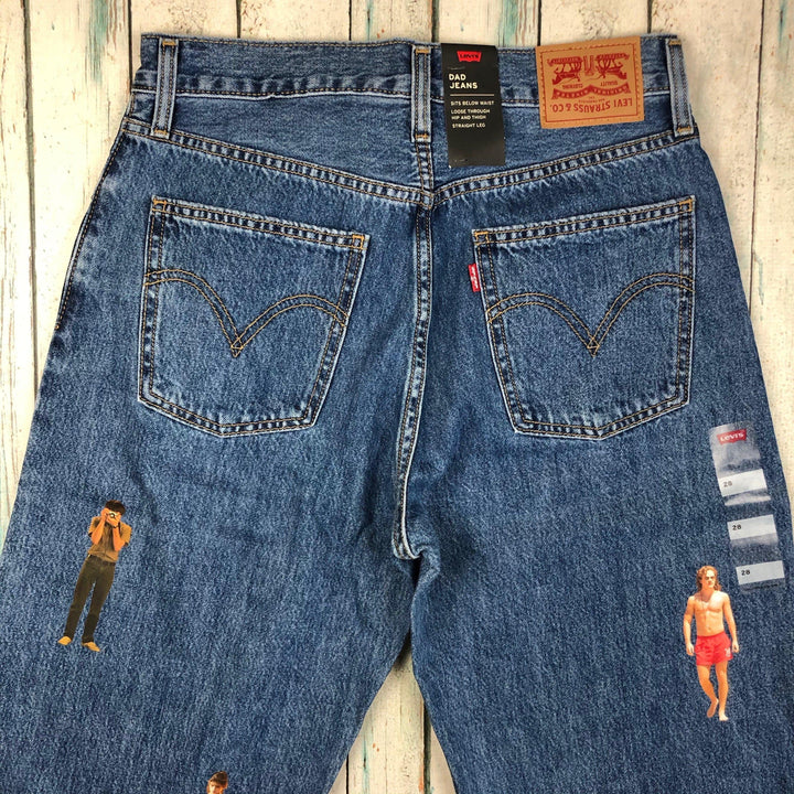 NWT - Levis x Stranger Things Ladies 'Dad Jeans' -Size 28 - Jean Pool