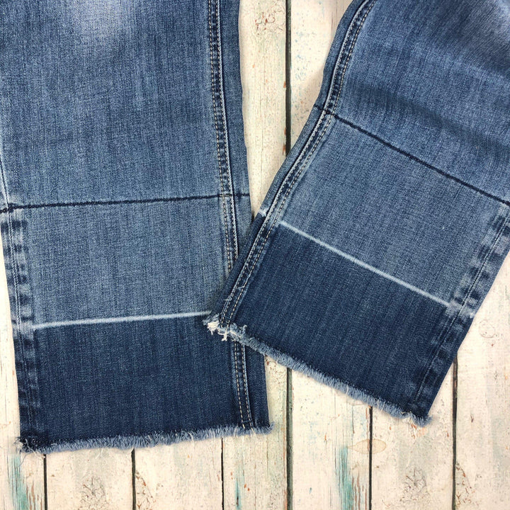 NWT - Decjuba High Rise Cropped Straight Jeans Size- 28 - Jean Pool
