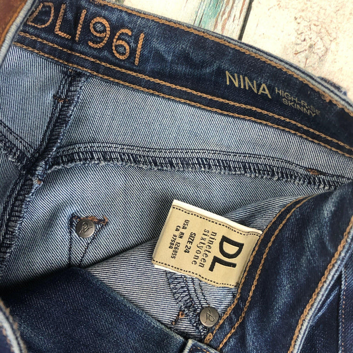 DL1961 'Nina' High Rise Skinny Jeans -Size 24" / 6AU - Jean Pool