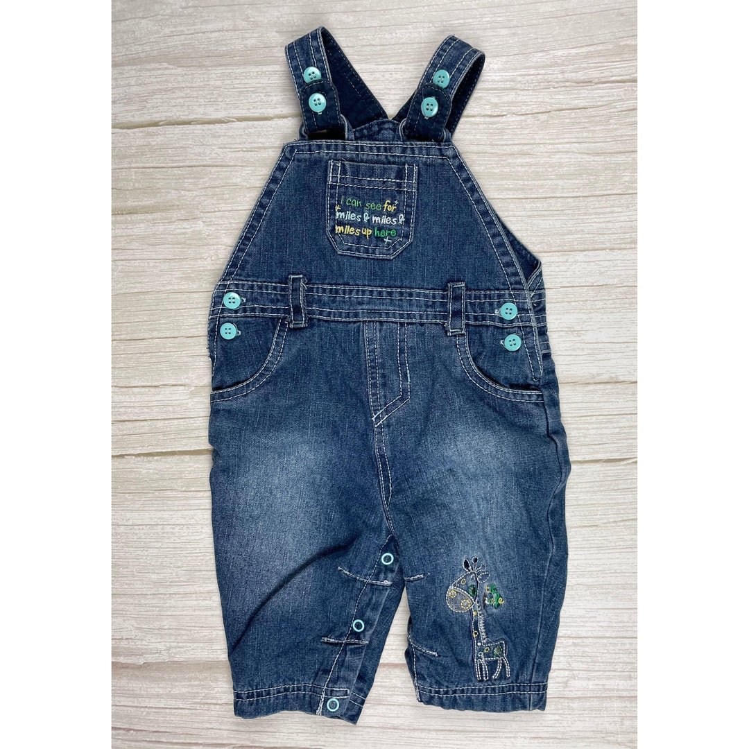 St Bernard Classic Bib & Brace Denim Overalls - Size 3/6M - Jean Pool