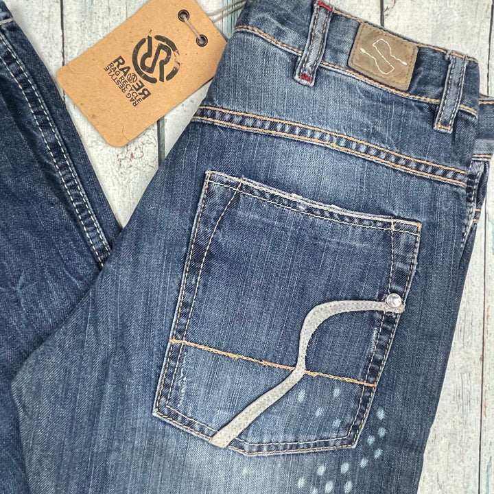 NWT - RA-RE Italian Boys 'Monte' Distressed Jeans - Size 12 - Jean Pool