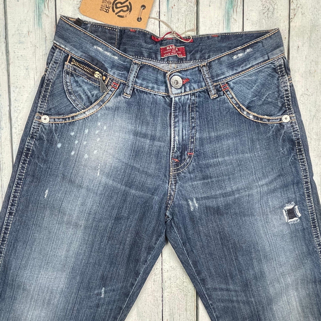 NWT - RA-RE Italian Boys 'Monte' Distressed Jeans - Size 12 - Jean Pool