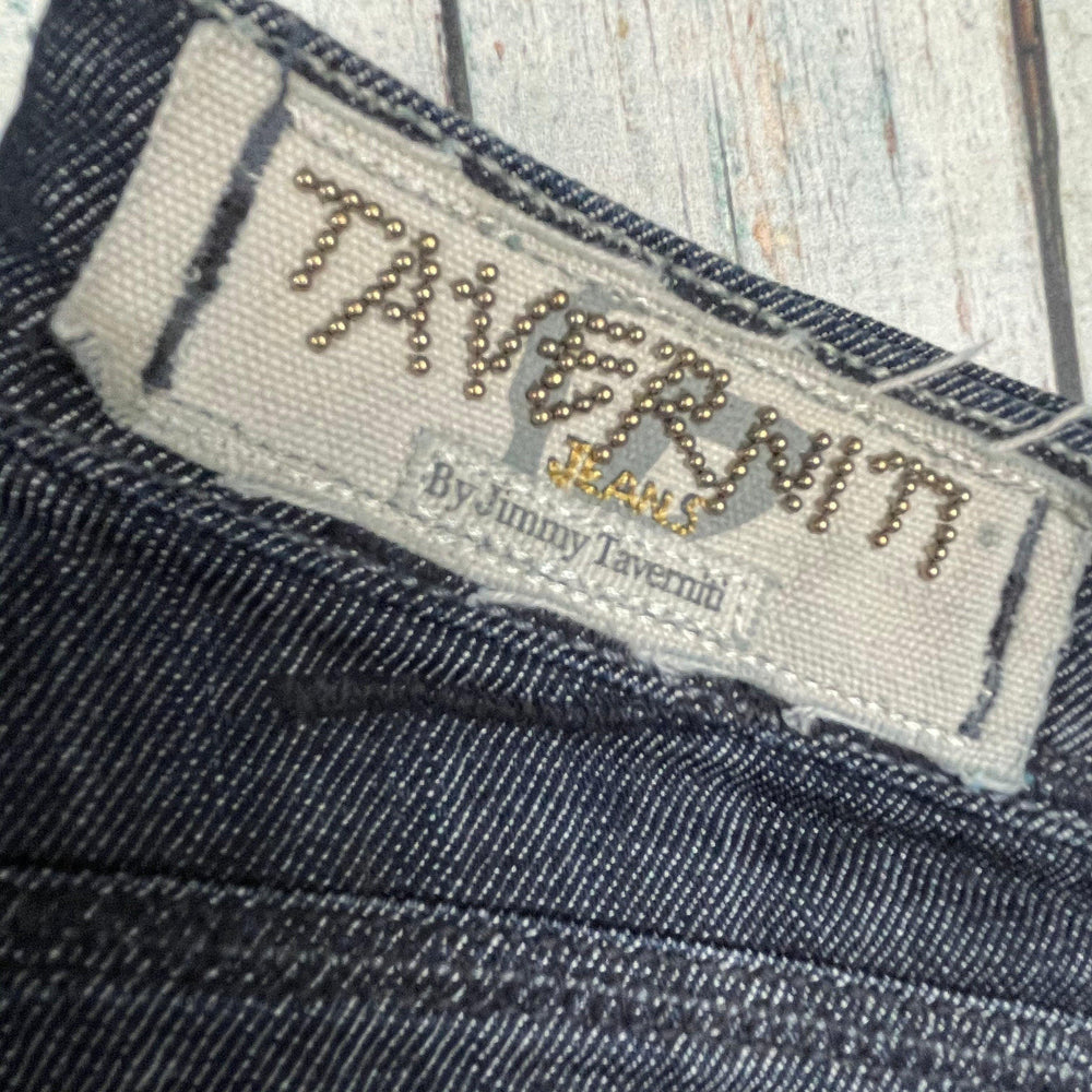 Tavertini Italy 'Janis Punk 18' Denim Jeans RRP $500+- Size 27 XLong - Jean Pool