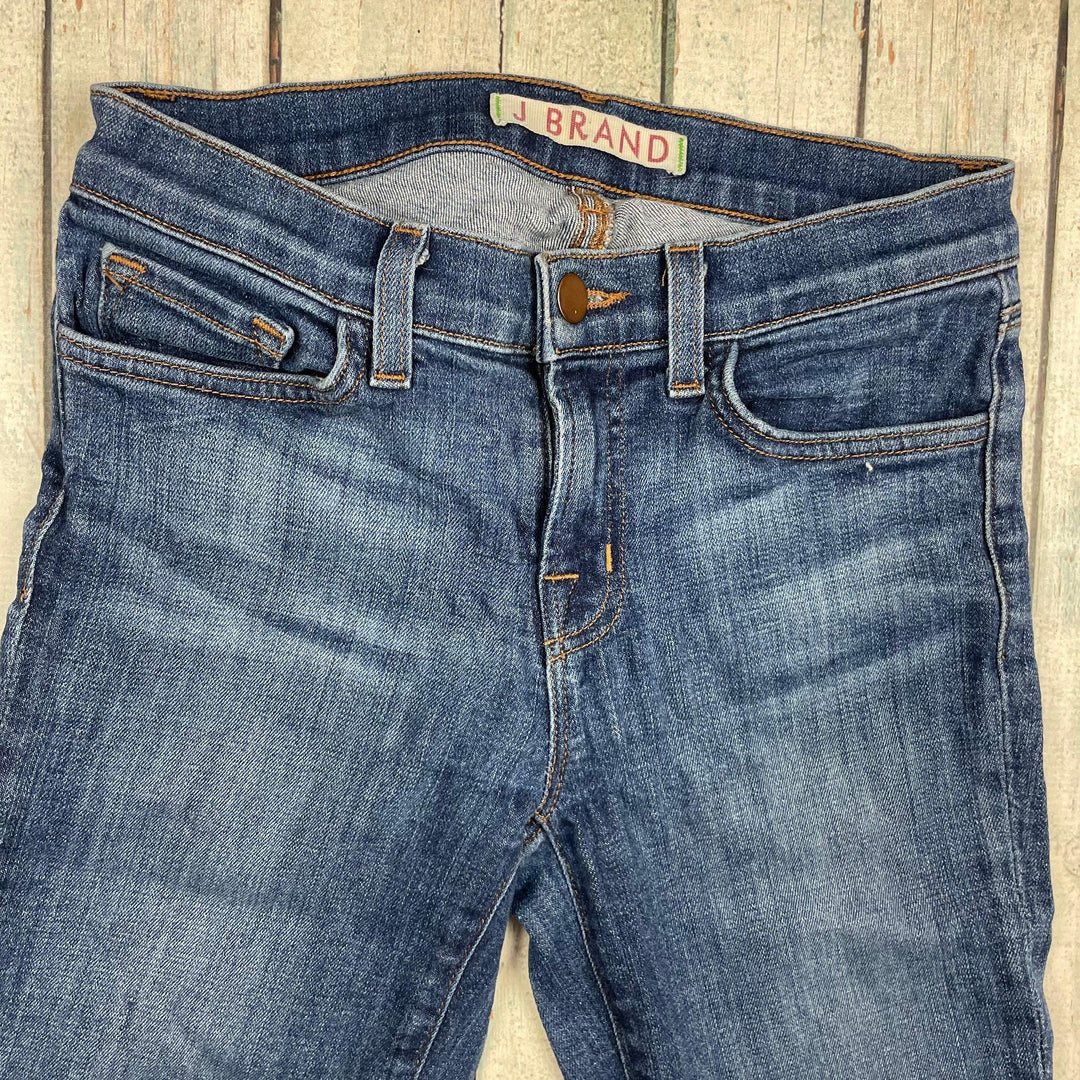 J Brand 'Skinny Leg' Mid Rise Jeans in Blue Bell Wash- Size 25 - Jean Pool