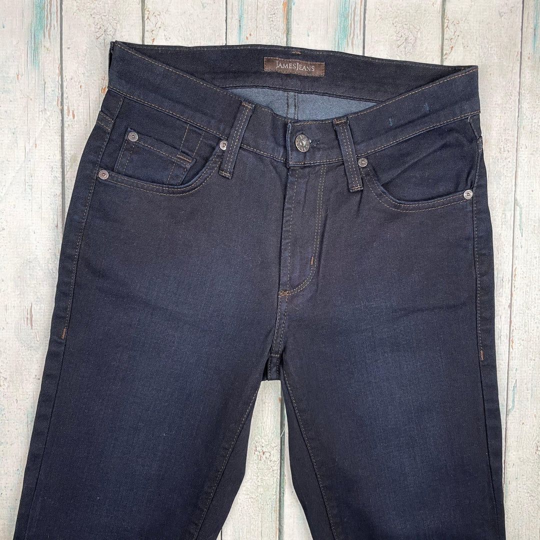 James Jeans Black 'Hunter' Stretch Denim Jeans -Size 26 - Jean Pool