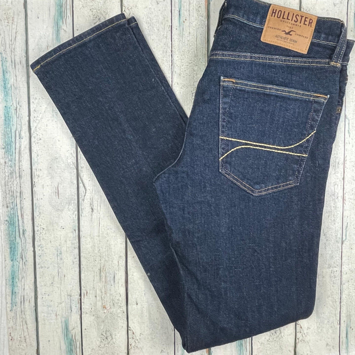 The Hollister 'Super Skinny' Taper Dark Wash Jeans - Size 32/32 - Jean Pool
