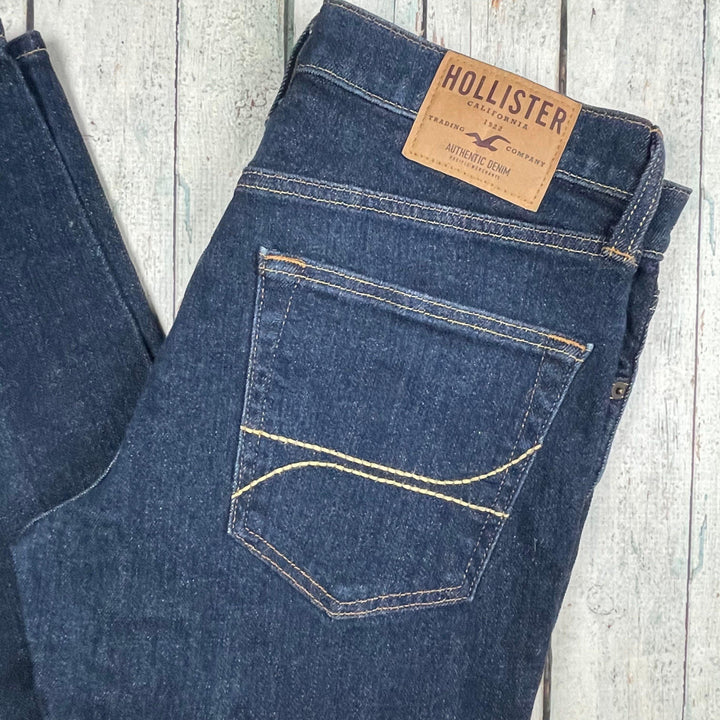 The Hollister 'Super Skinny' Taper Dark Wash Jeans - Size 32/32 - Jean Pool