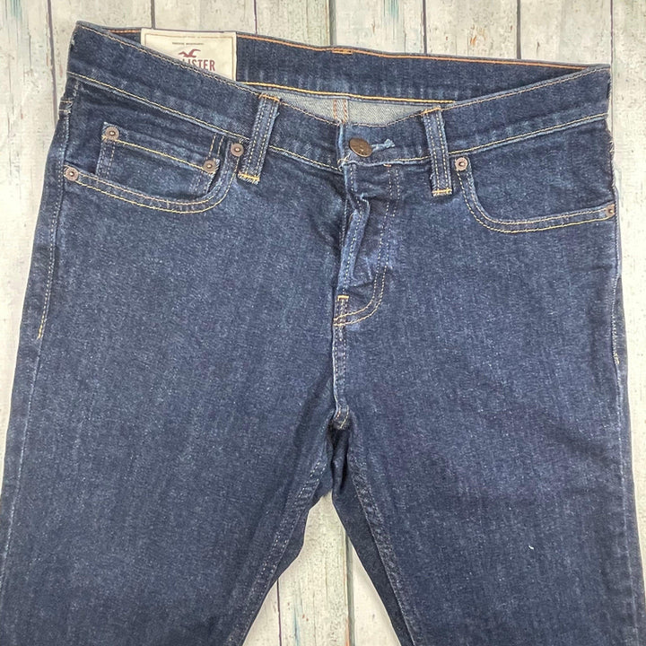 The Hollister 'Super Skinny' Taper Dark Wash Jeans - Size 32/32 - Jean Pool