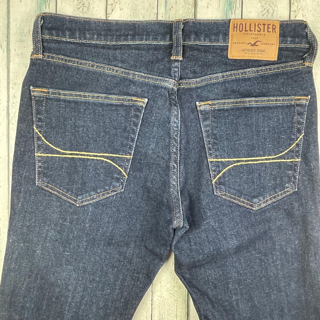 The Hollister 'Super Skinny' Taper Dark Wash Jeans - Size 32/32 - Jean Pool