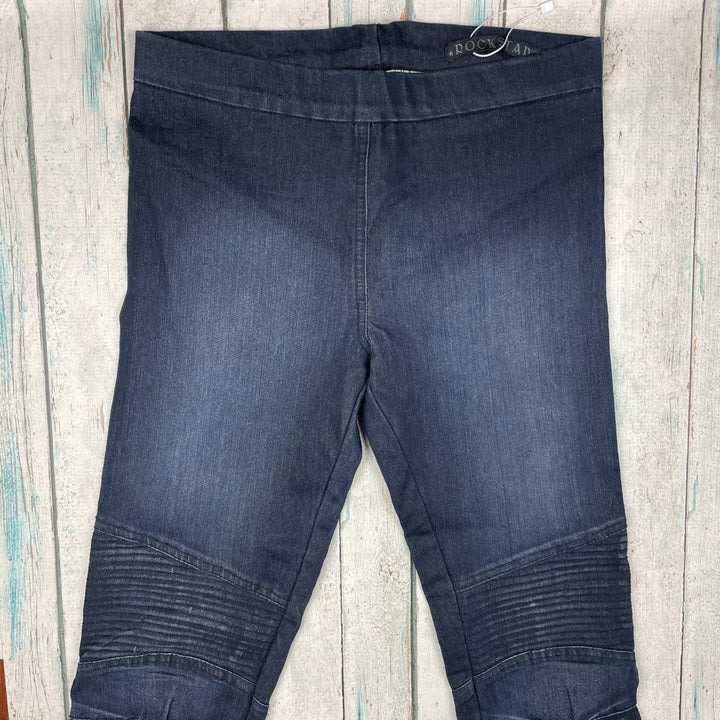 NEW -Rockstar Pull on Zip leg Skinny USA Made Jeans -Size XS - Jean Pool