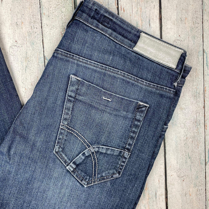 Lee Riders Mens 'R2 Drainpipe' Stretch Jeans - Size 33 - Jean Pool