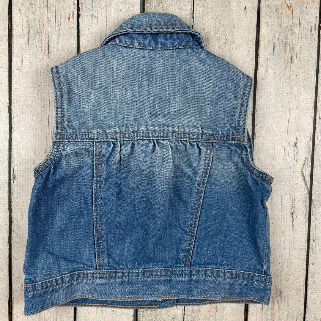 Baby Gap Classic Denim Sleeveless Jacket - Size 3Y - Jean Pool