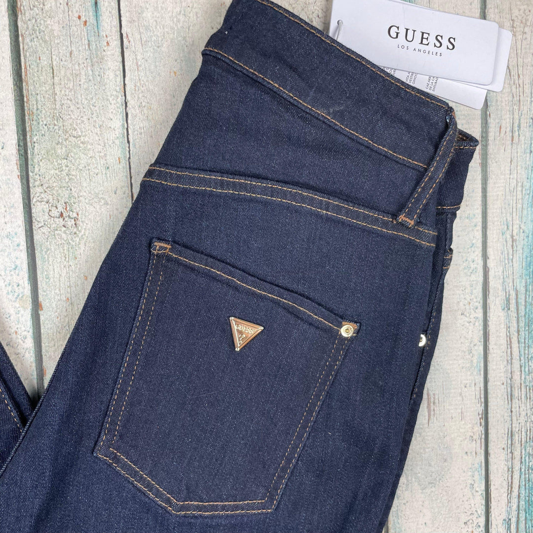 NWT- Guess Denim 'Super High-Rise' Arden Rinse Wash Skinny Jeans -Size 27R - Jean Pool