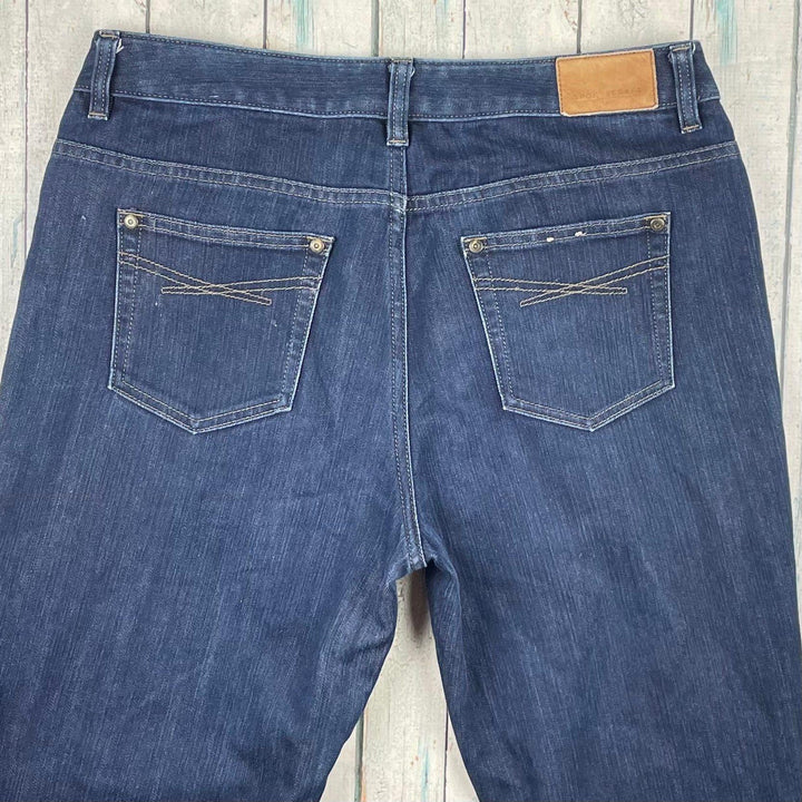 Sportscraft 'Simone' Straight Leg Stretch Denim jeans - Size 11 - Jean Pool