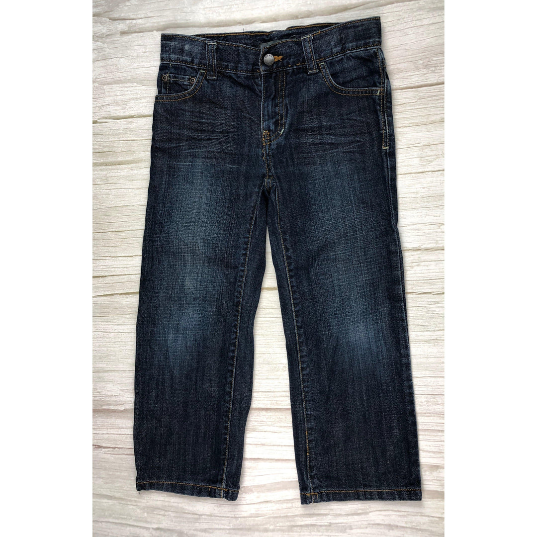 DKNY Classic Dark Wash Straigh Leg Jeans -Size 6Y - Jean Pool