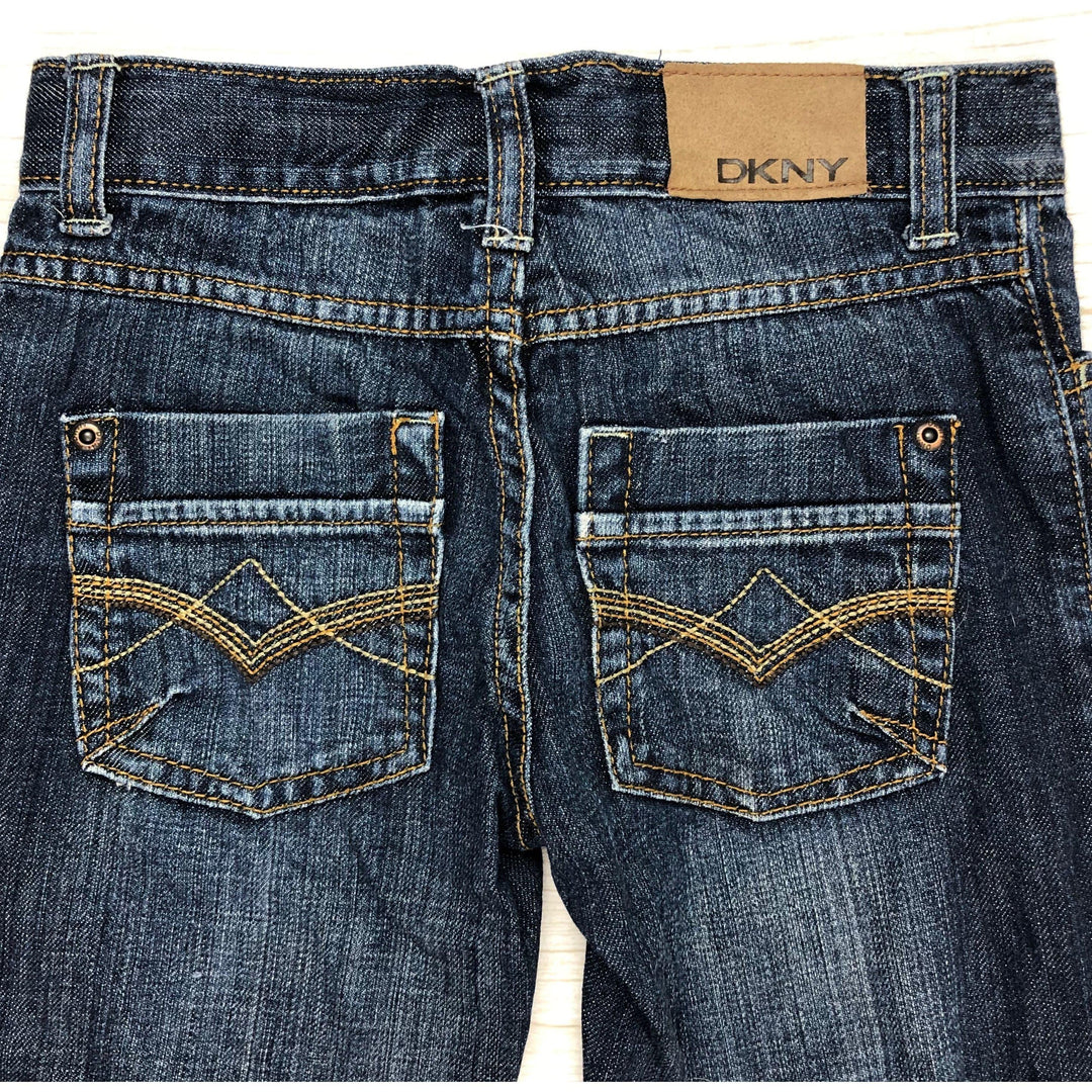DKNY Classic Dark Wash Straigh Leg Jeans -Size 6Y - Jean Pool