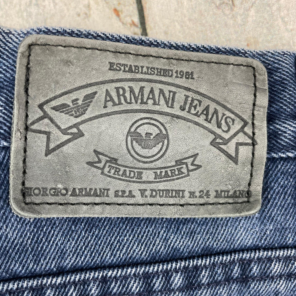 Armani Jeans Vintage Denim Jeans 80's-90's- Size 32 - Jean Pool