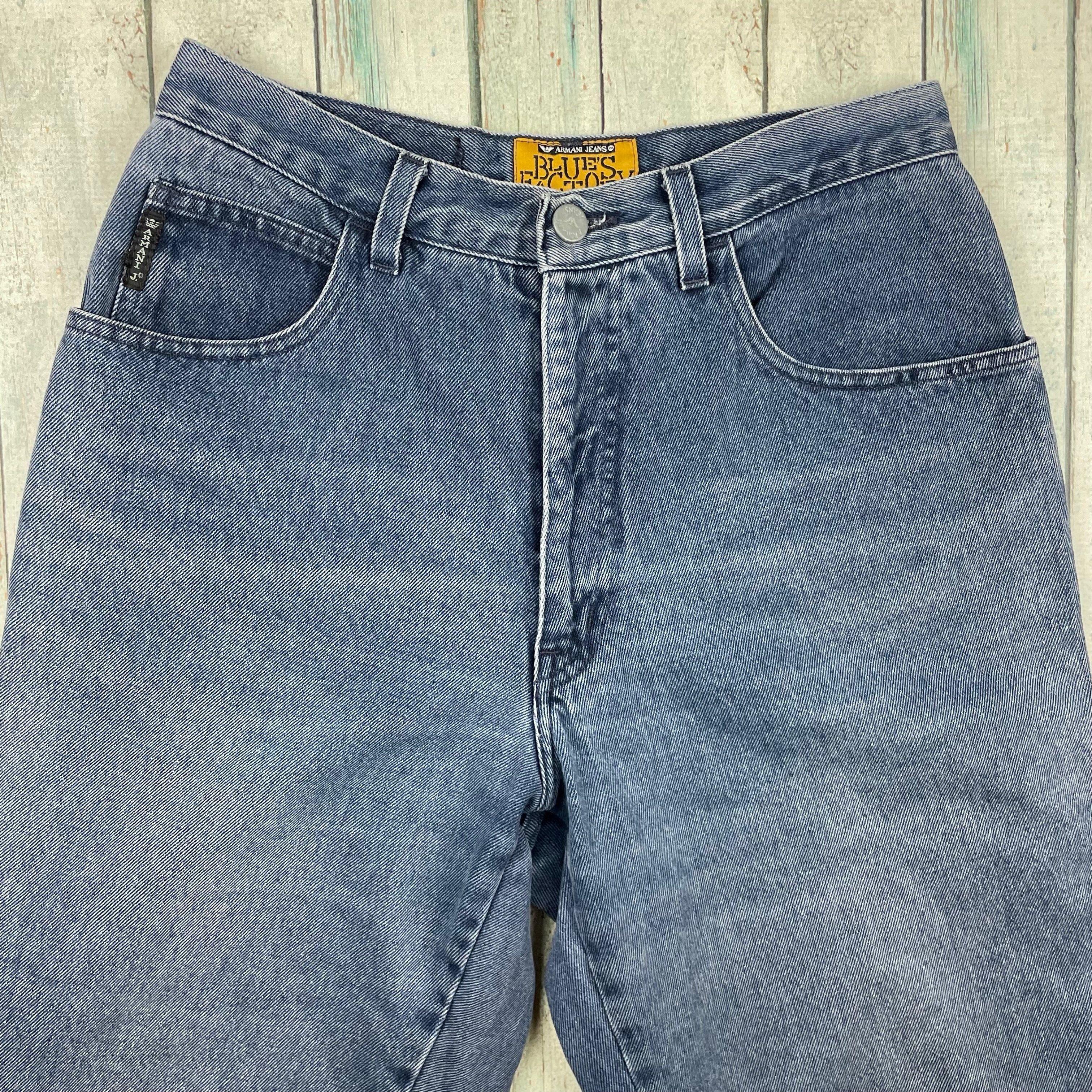Armani Jeans Vintage Denim Jeans 80's-90's- Suit Size 29 – Jean Pool