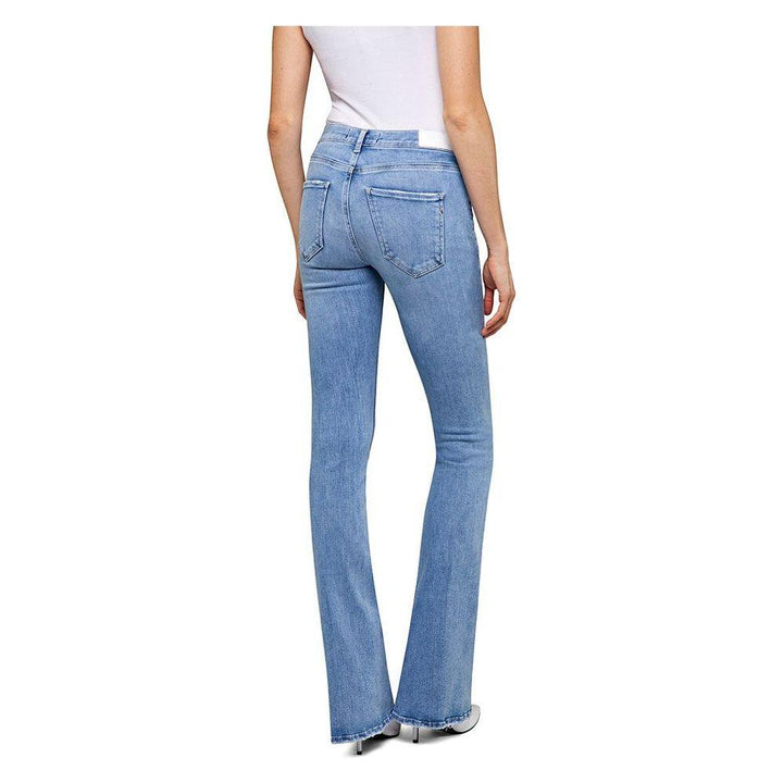 NWT - Replay Italy 'Stella Flare Denim Jeans RRP $265.00- Size 26 - Jean Pool