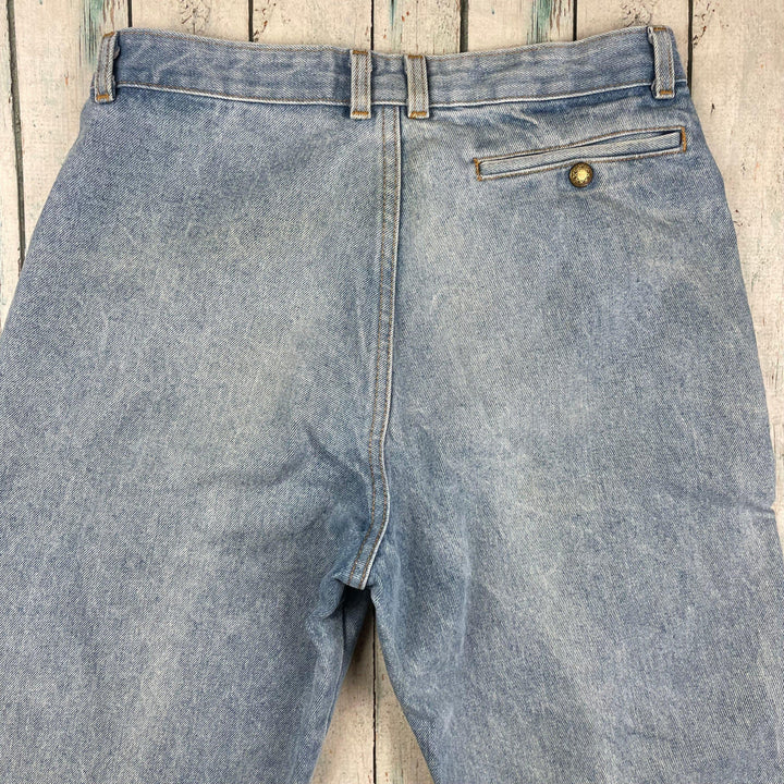 Vintage Australian Made 'Jeans One' Pant Cut Jeans 1980's- Size 31" - Jean Pool