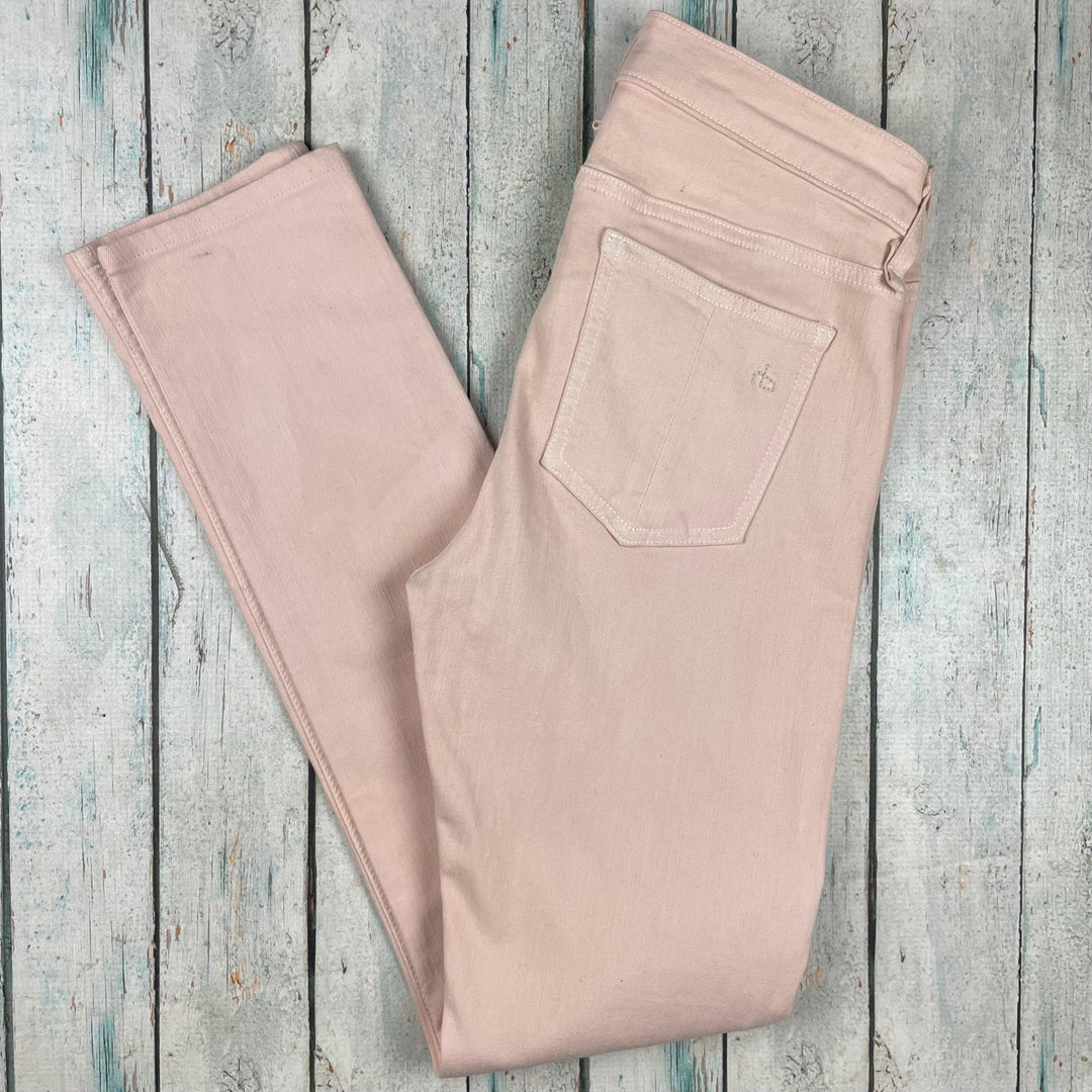 Rag & Bone 'Skinny' Peach Stretch Jeans- Size 25 - Jean Pool