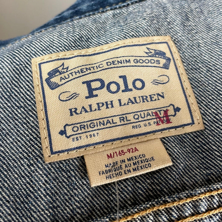 NWT- Polo Ralph Lauren Limited Edition Bandana Print Denim Jacket RRP $540 - Size M - Jean Pool