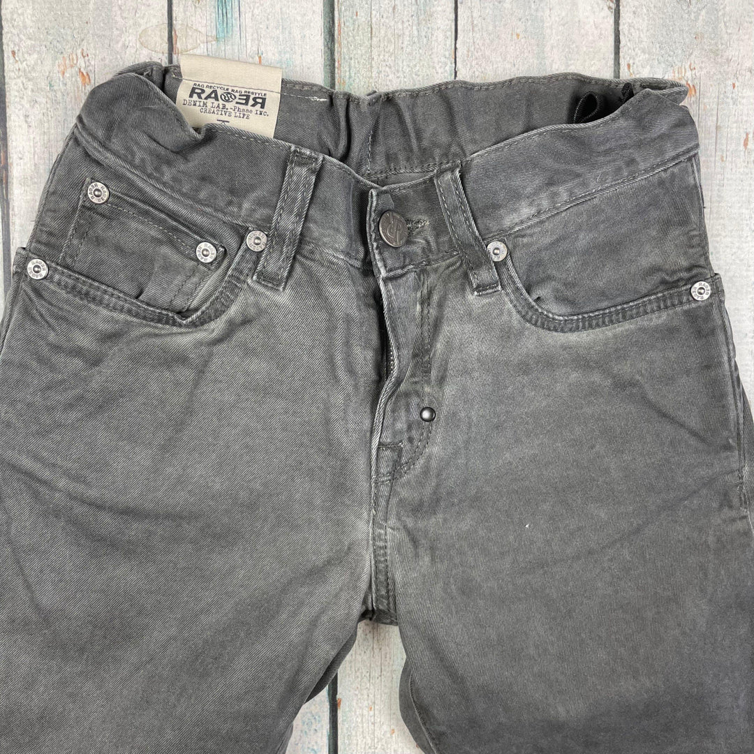 RA-RE Italian Boys Khaki Slim Classic Jeans - Size 8Y - Jean Pool