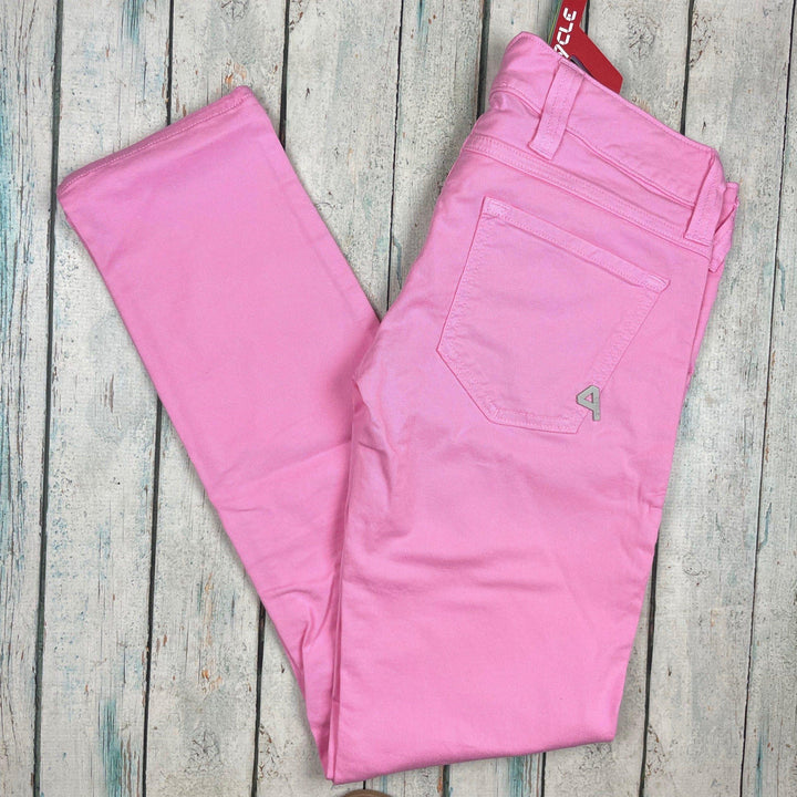 NWT - Ladies Italian Made Cycle 'Skinny' Bubblegum Pink Jeans - Size 30 - Jean Pool