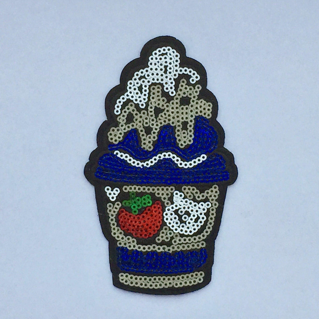 Snowcone - Sequin & Embroidered Patch-Jean Pool