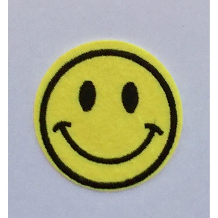 Smile Emoticon- Embroidered Cloth Patch-Jean Pool