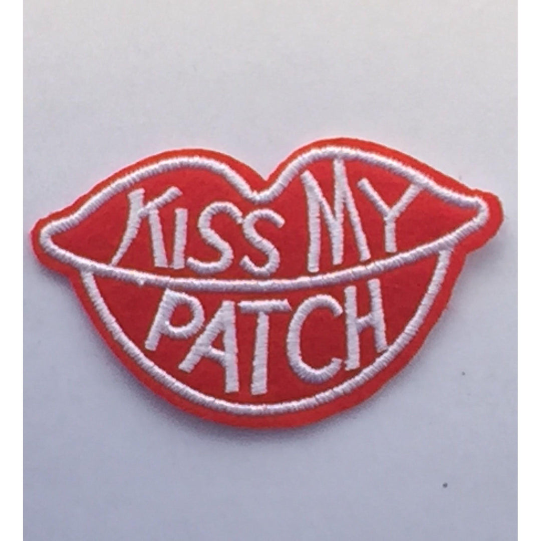 Kiss my Patch - Embroidered Cloth Patch-Jean Pool