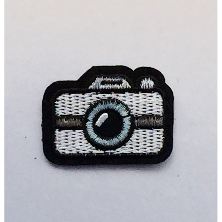 Mini Camera- Embroidered Cloth Patch-Jean Pool