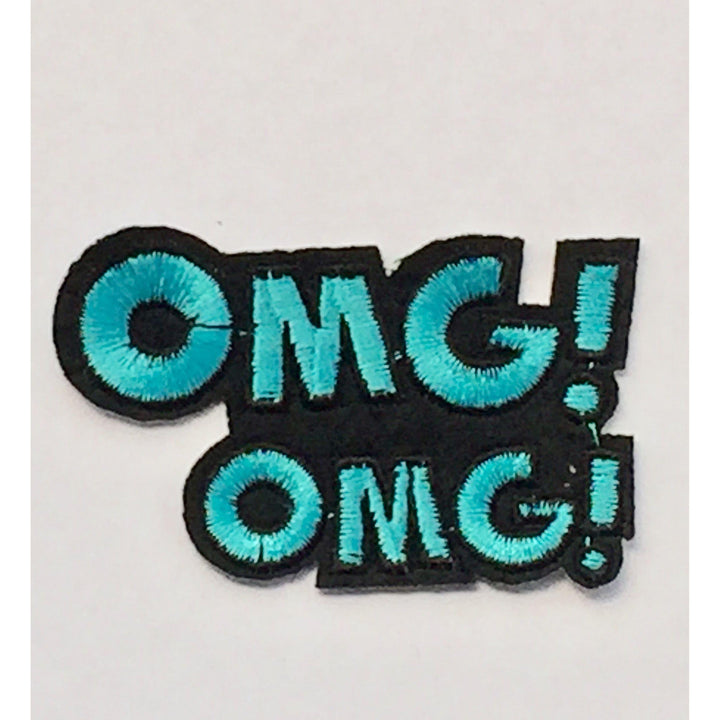 OMG- Embroidered Cloth Patch-Jean Pool