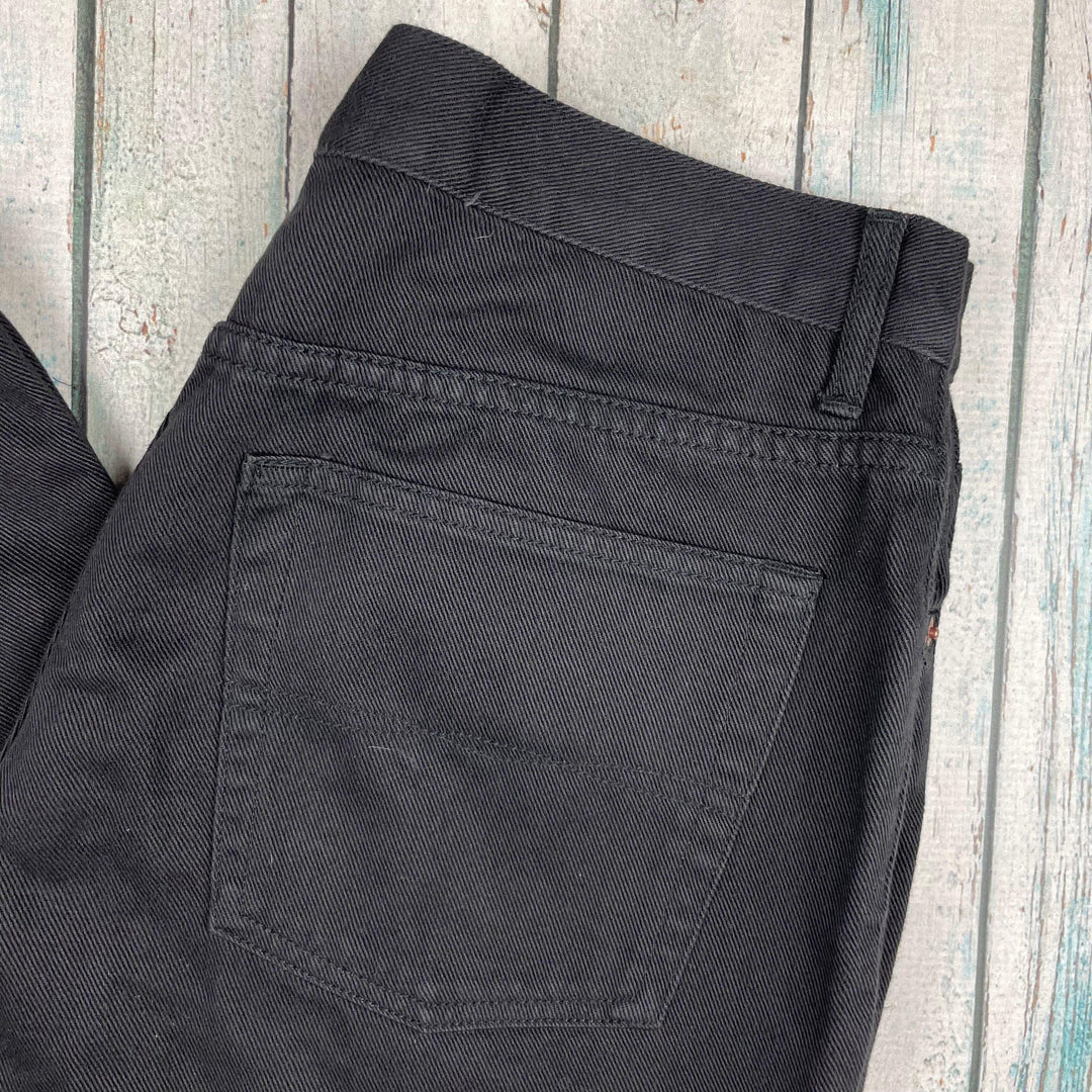 Black Lift & Tuck 'Dayla' NYDJ Wide Cuff Capri Jeans -Size 16 US/ 20AU - Jean Pool